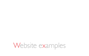 LMVweb professional and custom web design examples section