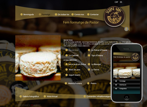 Example of professional HTML 5 website design